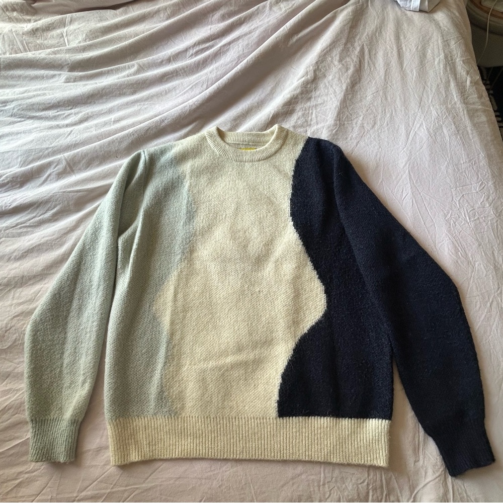 Golf Wang Wavy Colorblock Crewneck Sweater